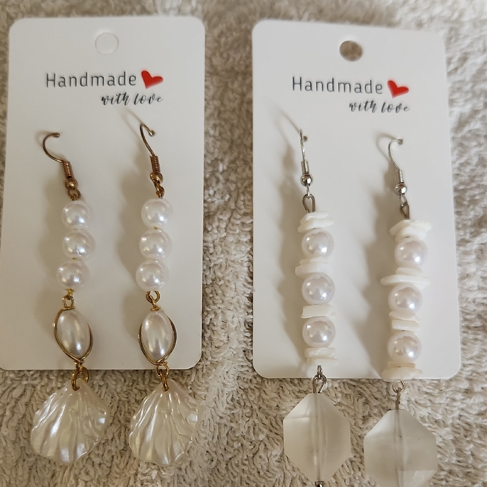 Pearl and Crystal Earrings